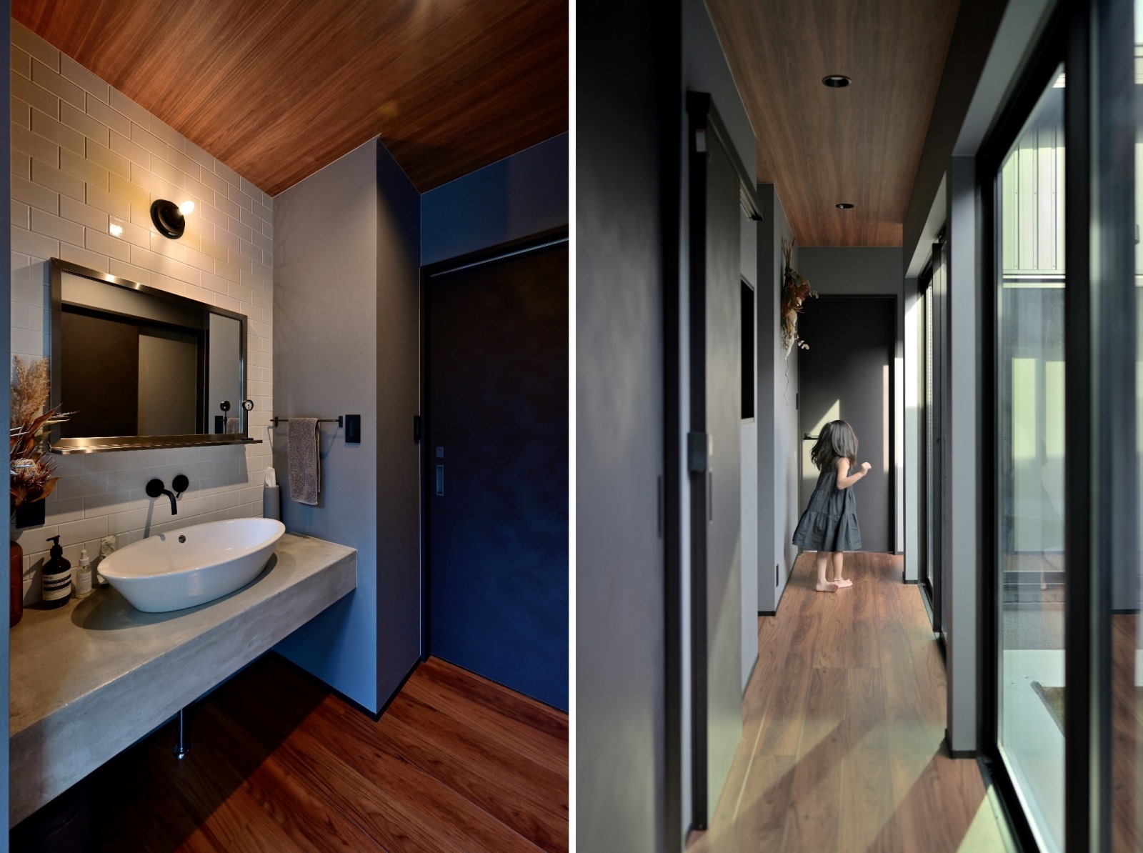 中と外が繋がる家